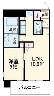 プレミアム浅間町【3階】の間取り