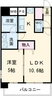 プレミアム浅間町【4階】の間取り