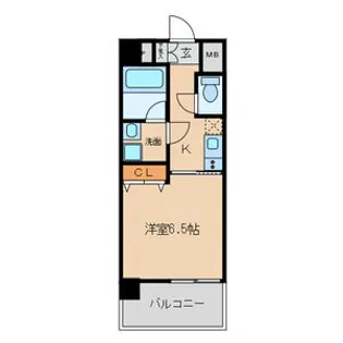 プレミアム浅間町【702号室】の間取り