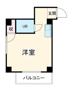 ハートイン代官町【3階】の間取り