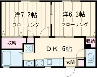 メゾンスリーゼ【1階】の間取り