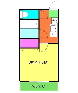 ハイツコート【1階】の間取り