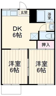 コーポみゆき【1階】の間取り