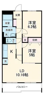 サニーガーデン【2階】の間取り