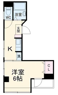 カサデナカノⅡ【4A号室】の間取り