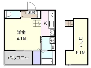 black berry(ブラックベリー)【2階】の間取り