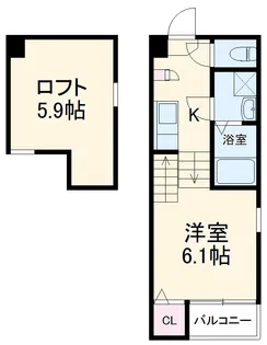 クリアス【101号室】の間取り