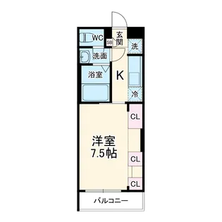 リブリ・浄心A【3階】の間取り