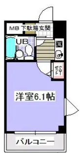 ローズガーデンA81番館【2階】の間取り