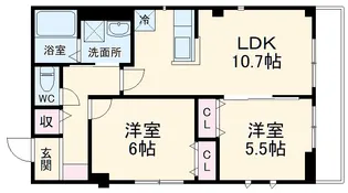 Viola.K【1階】の間取り
