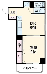 ピコ中山【402号室】の間取り