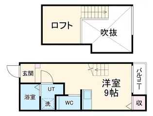 フレクール浄心【2階】の間取り