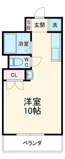 グランベール1号館【205号室】の間取り