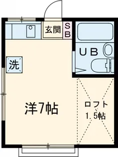ヤシマハイツ【2階】の間取り