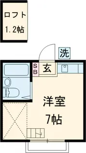 ヤシマハイツ【202号室】の間取り