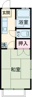コーポレモン【205号室】の間取り