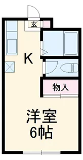コーポまどか【102号室】の間取り