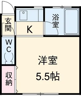 グリーンハイツ多摩【202号室】の間取り