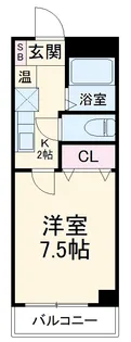 CASA児玉【3階】の間取り