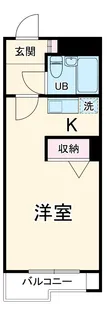 第3天照マンション【1階】の間取り