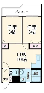 コート・プランドールB【102号室】の間取り