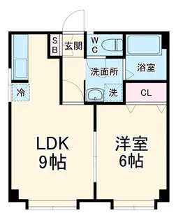 橦木ビル【5階】の間取り