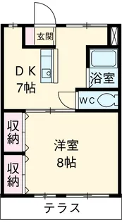 Century21【102号室】の間取り
