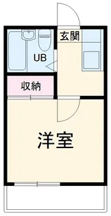 パレス高畑【101号室】の間取り