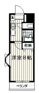 アドニスイースト【2階】の間取り