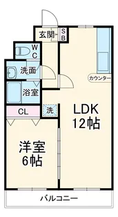 エスペランサみずの【3階】の間取り
