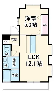 アーバン若草台【2階】の間取り