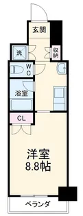 HF久屋大通レジデンス【2階】の間取り