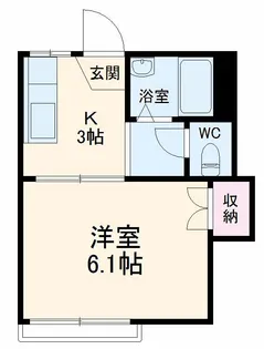 コーポエレガンスA【2階】の間取り