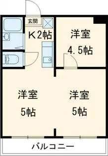 サン・オカベ・5【405号室】の間取り