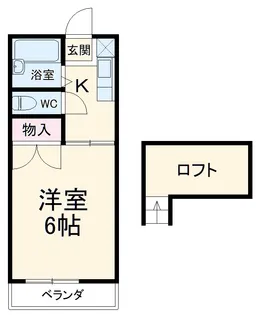 グレースハイツⅡ【102号室】の間取り