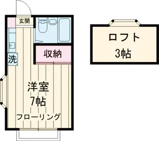 カサベルデ小坂【2階】の間取り