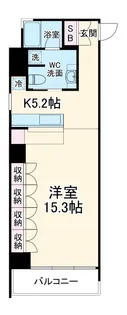 スクエア名駅南【517号室】の間取り