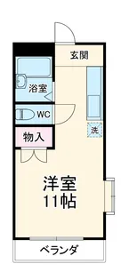 エステート旦島【4階】の間取り
