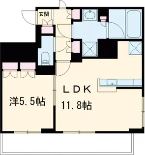 フレンシア用賀【3階】の間取り