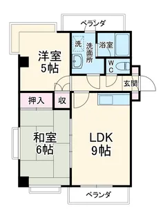 グランボヌール青葉台【2階】の間取り