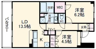 S-FORT横浜青葉台【414号室】の間取り