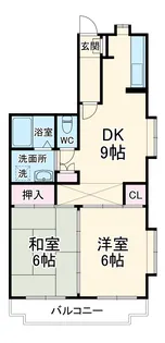 グリーンタウンますだ【3階】の間取り