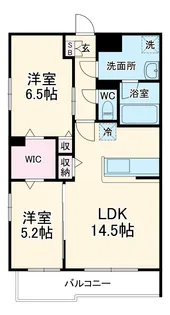 カサ ニコ【101号室】の間取り