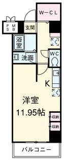 クリサスレジデンス枇杷島【10階】の間取り