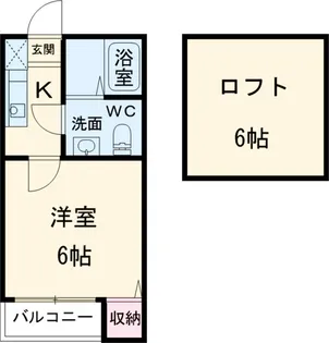 ルーエ 1番館【2階】の間取り