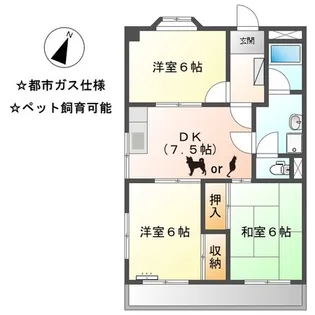 ドエルIMK【4階】の間取り