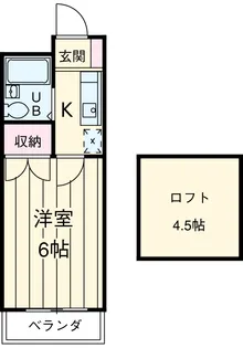 アルテせき【103号室】の間取り
