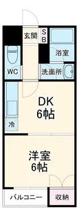 ユノディエール【303号室】の間取り