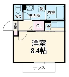 ジュネスハイツ【1階】の間取り