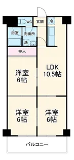クリエイト村田【3階】の間取り